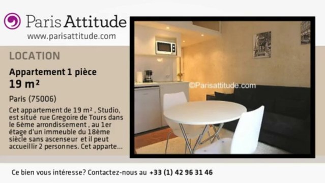 Appartement Studio à louer - St Germain, Paris - Ref. 7610