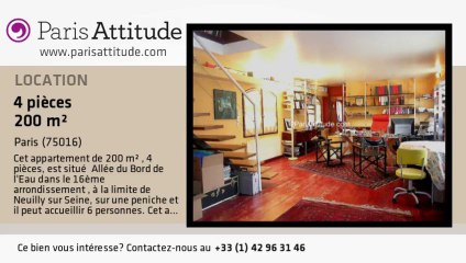 Peniche 3 Chambres à louer - Neuilly sur Seine, Paris - Ref. 6627