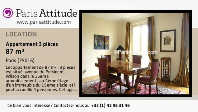 Appartement 2 Chambres à louer - Alma Marceau, Paris - Ref. 1553