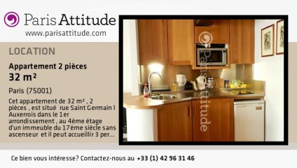 Appartement 1 Chambre à louer - Châtelet, Paris - Ref. 5034