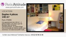 Duplex 3 Chambres à louer - Ile St Louis, Paris - Ref. 2964