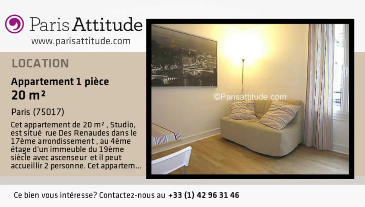 Appartement Studio à louer - Wagram, Paris - Ref. 5777