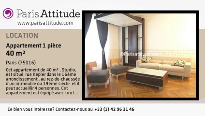 Appartement Studio à louer - Alma Marceau, Paris - Ref. 7743
