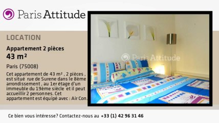 Appartement 1 Chambre à louer - Madeleine, Paris - Ref. 8730