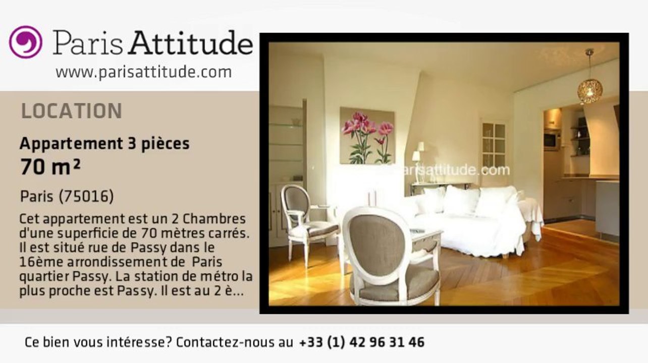 Appartement 2 Chambres à louer - La Muette, Paris - Ref. 4934