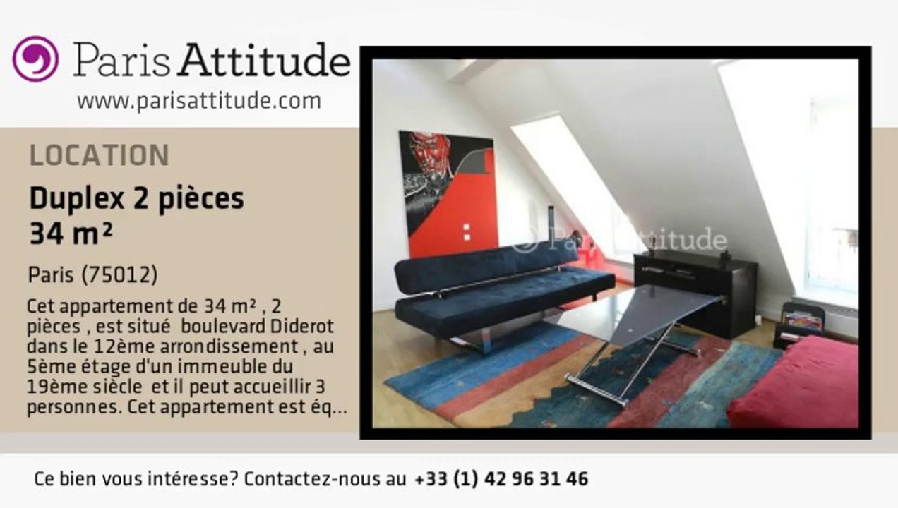 Duplex 1 Chambre à louer - Reuilly Diderot, Paris - Ref. 8288