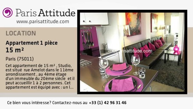 Appartement Studio à louer - Bastille, Paris - Ref. 7386