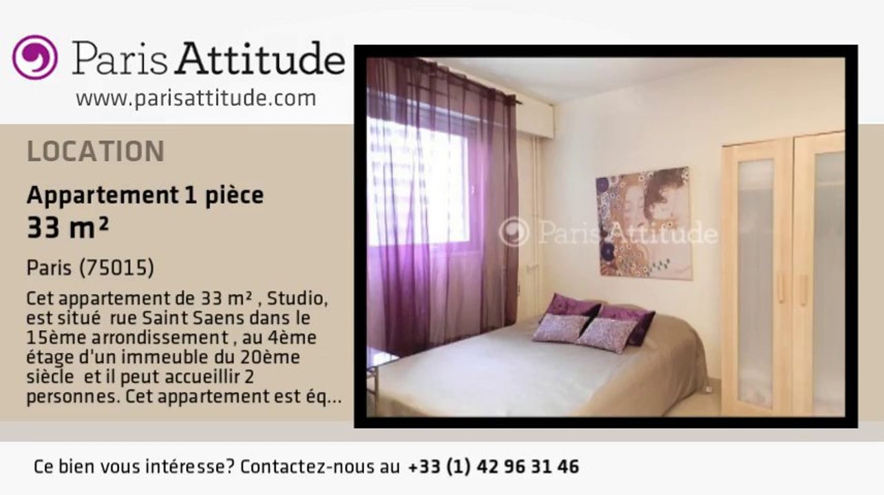 Appartement Alcove Studio à louer - Tour Eiffel, Paris - Ref. 8265