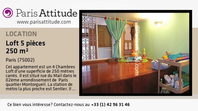 Loft 4 Chambres à louer - Bourse, Paris - Ref. 2802