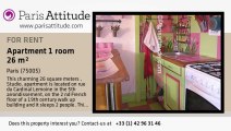 Studio Apartment for rent - Place Monge, Paris - Ref. 6833