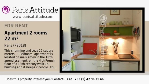 1 Bedroom Apartment for rent - Sacré Cœur, Paris - Ref. 8196