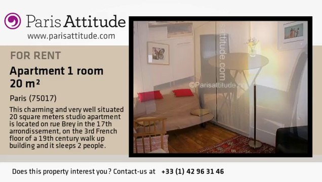 Studio Apartment for rent - Arc de Triomphe, Paris - Ref. 4020