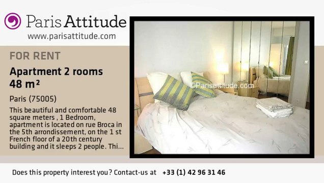 1 Bedroom Apartment for rent - Port Royal, Paris - Ref. 330