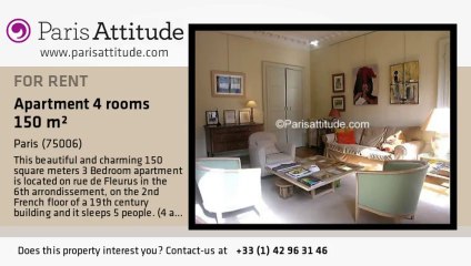 3 Bedroom Apartment for rent - Jardin du Luxembourg, Paris - Ref. 5118