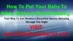 How To Put Your Baby To Sleep Without Breastfeeding - Fast Way To Get Newborn Breastfed Babies Sleeping Through The Night