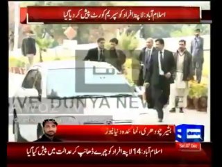 Fourteen missing persons arrive at Supreme Court amid tight security