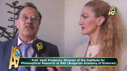 Prof. Dr. Vasil Prodanov, Director of the Institute for Philosophical Research at BAS (Bulgarian Academy of Sciences)