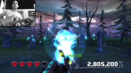 Shoot Zombies With Your Guitar! 'Rocksmith 2014' Guitarcade - Mini Game - Guitar Video Game