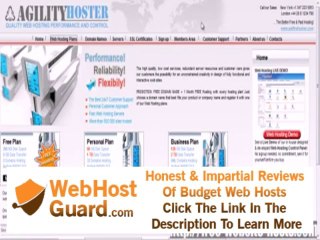 Free Website Hosts video review - AgilityHoster