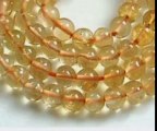 Natural Citrine Faceted Gemstone Beads