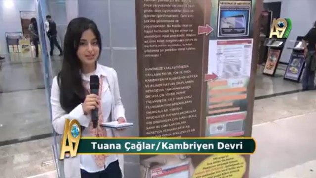 Tuana Çağlar kambriyen devrini anlatıyor