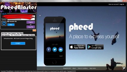 PheedBlaster V1.0 - Get Thousands of Subscribers