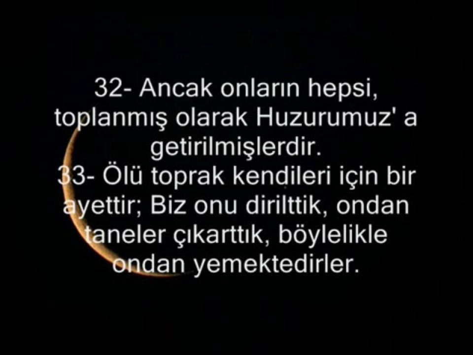 Türkçe Yasin Suresi Dinle
