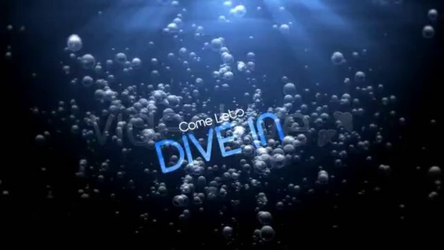 The Deep Blue Sea - After Effects Template