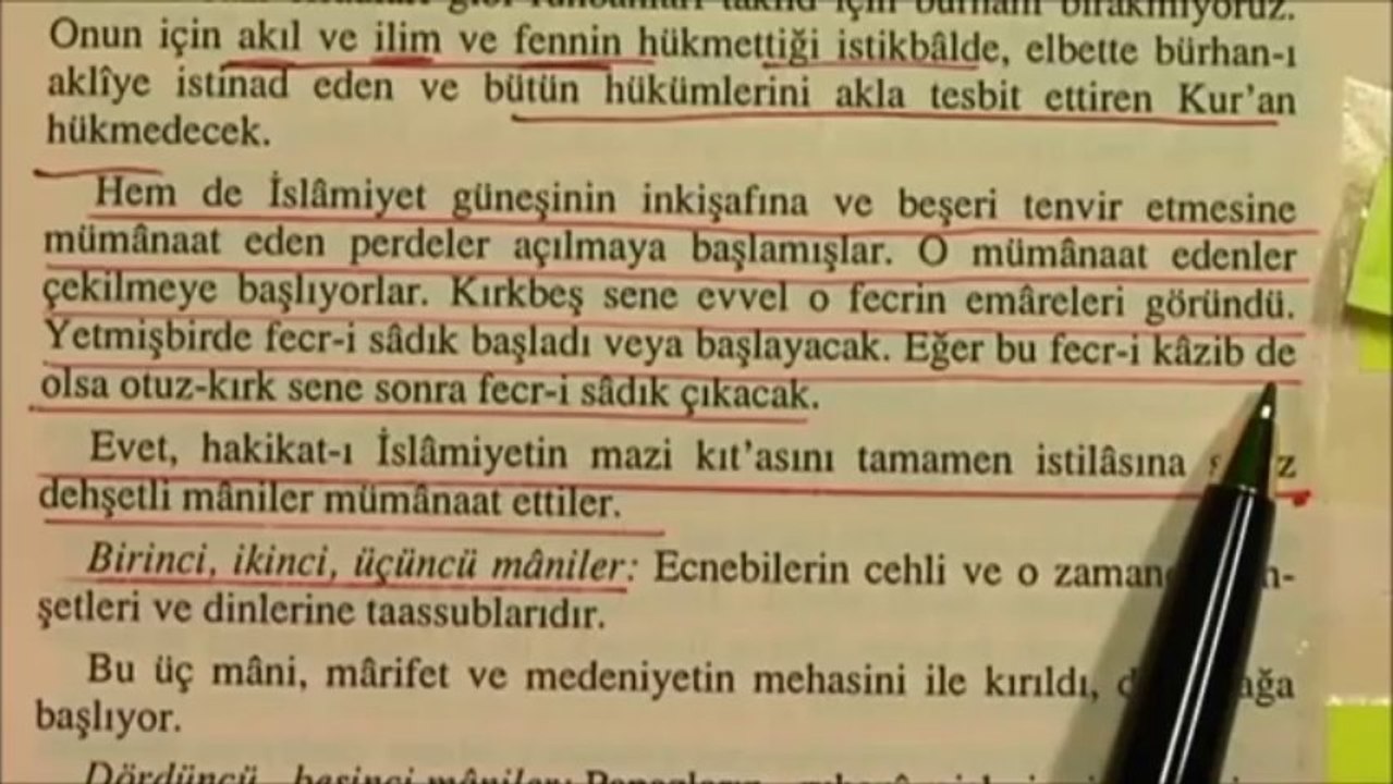 BEDİÜZZAMAN DİYOR Kİ:  MEHDİ 1981 - 1991 Lİ YILLARDA FAALİYET YAPACAK