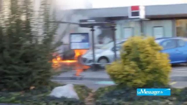 Thonon : braquage à la voiture bélier à la Société générale