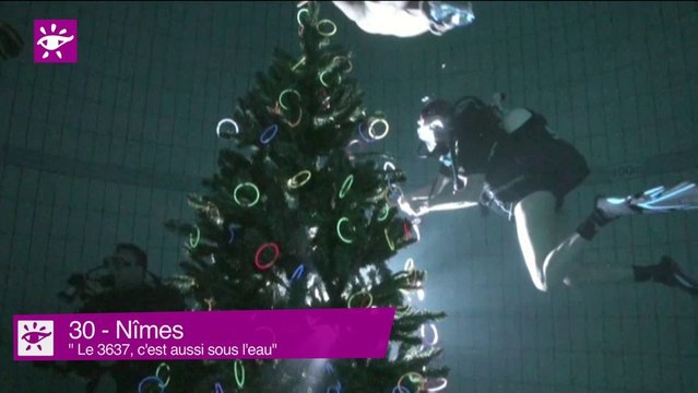 Téléthon 2013 : Le 3637, c'est aussi sous l'eau à Nîmes (30)