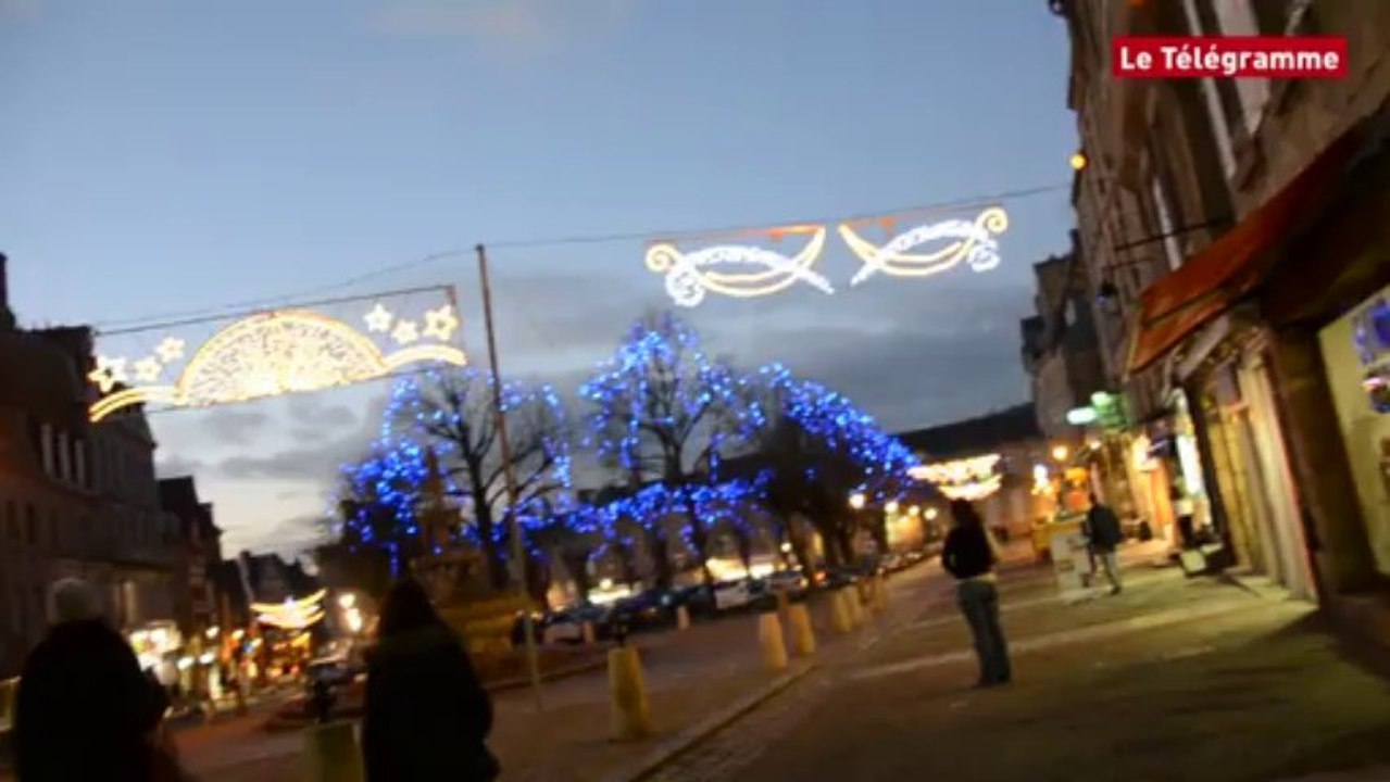 Guingamp. C'est parti pour un mois d'illuminations de Noël