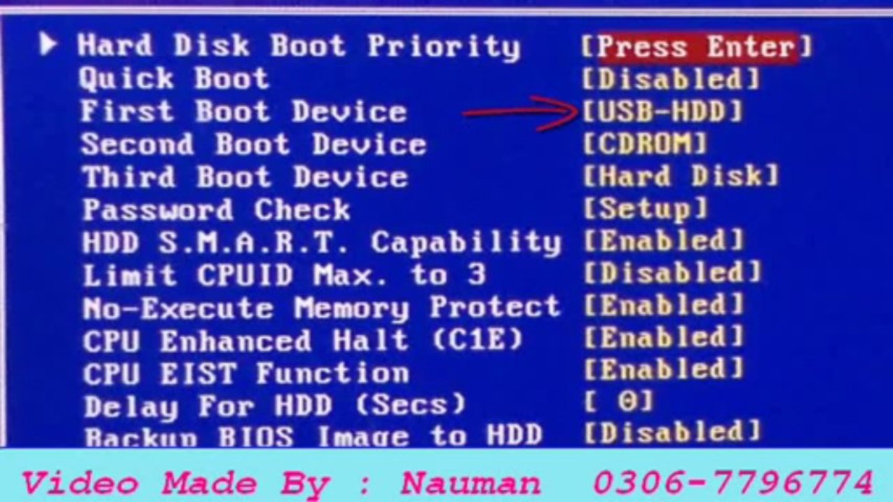 How to install Windows 7 from USB