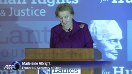 Former US state secretaries pay homage to Mandela