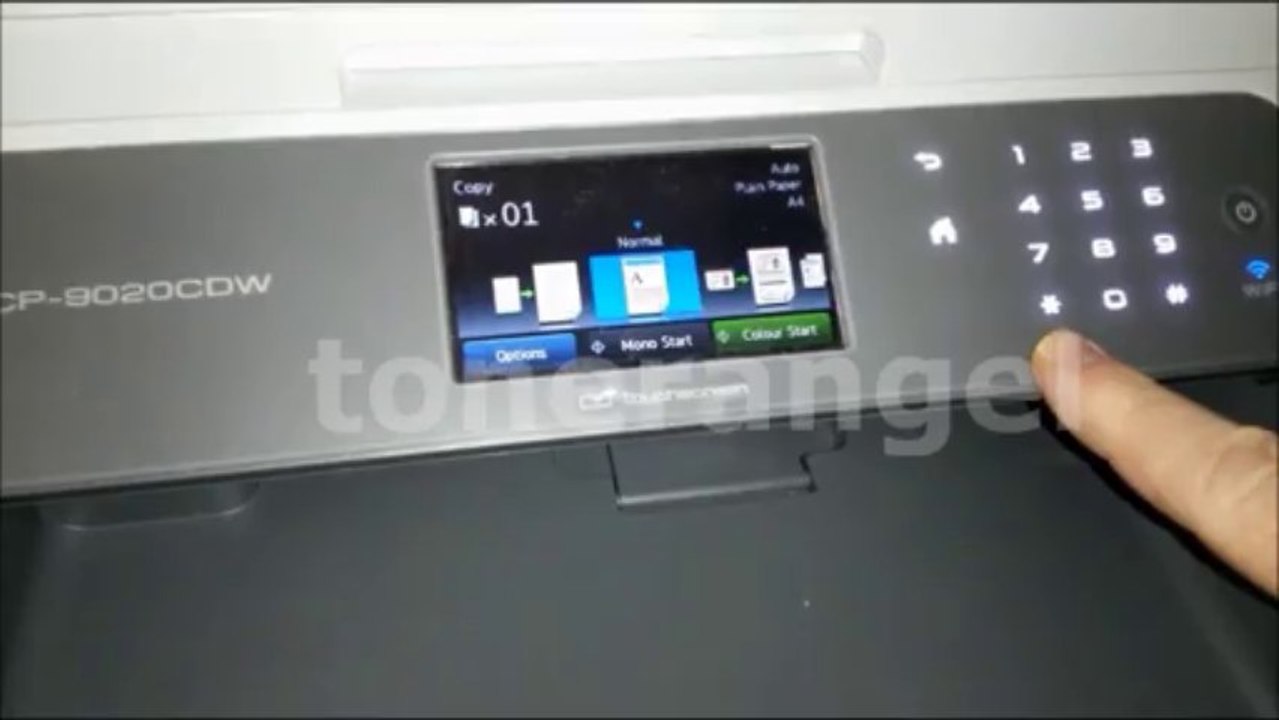 BROTHER DCP9020CDW Remise à zéro du compteur des cartouches toner ou toner reset