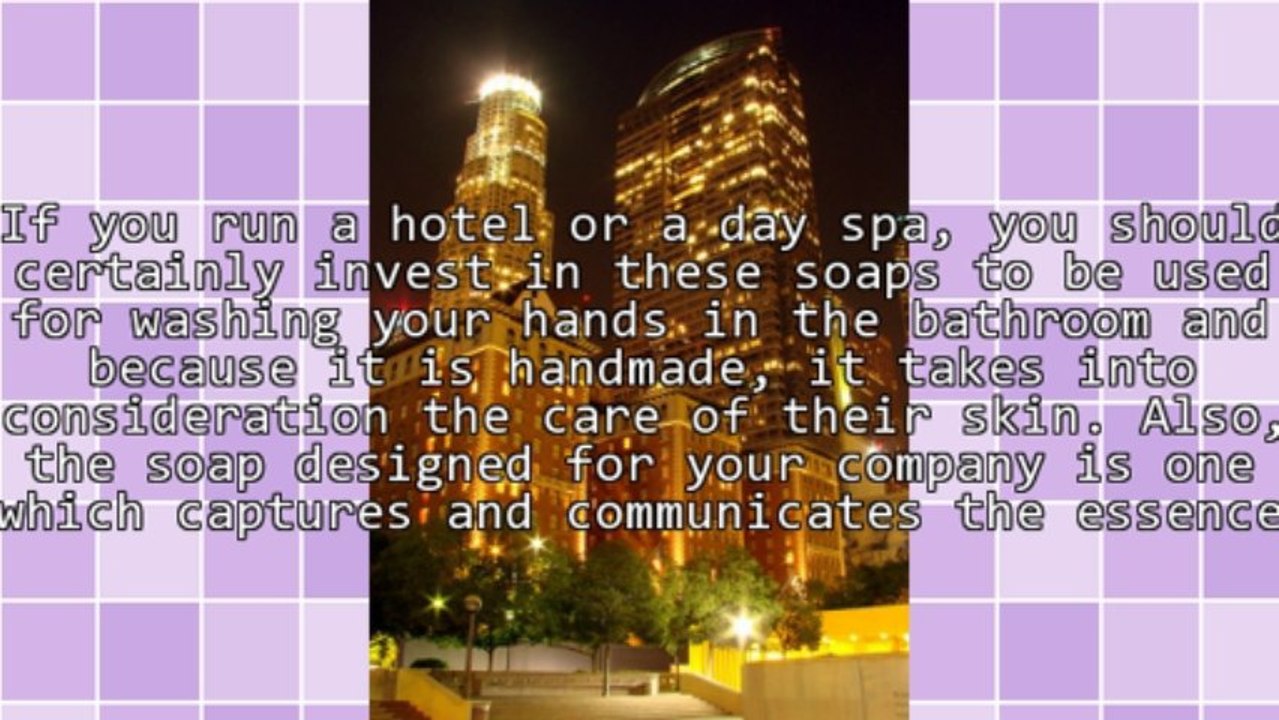 Exquisite Customized Soap To Remember