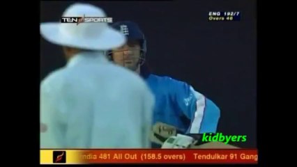 Young Shoaib Akhter Destroying England