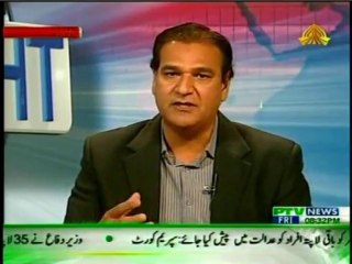 PTV News Night Sidra Iqbal with MQM Khalid Iftikhar (06 Dec 2013)