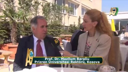 Prof. Dr. Mazllum Baraliu, Prizren Üniversitesi Rektörü, Kosova