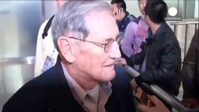 Il veterano statunitense Merrill Newman liberato dalla Corea del Nord
