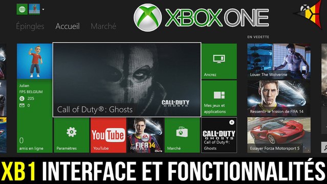 Xbox One // Découverte de l'interface et des fonctionnalités (Contrôle vocal, controle move, paramètres,...) | FPS Belgium