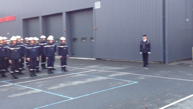 Cérémonie de la Sainte-Barbe avec les pompiers