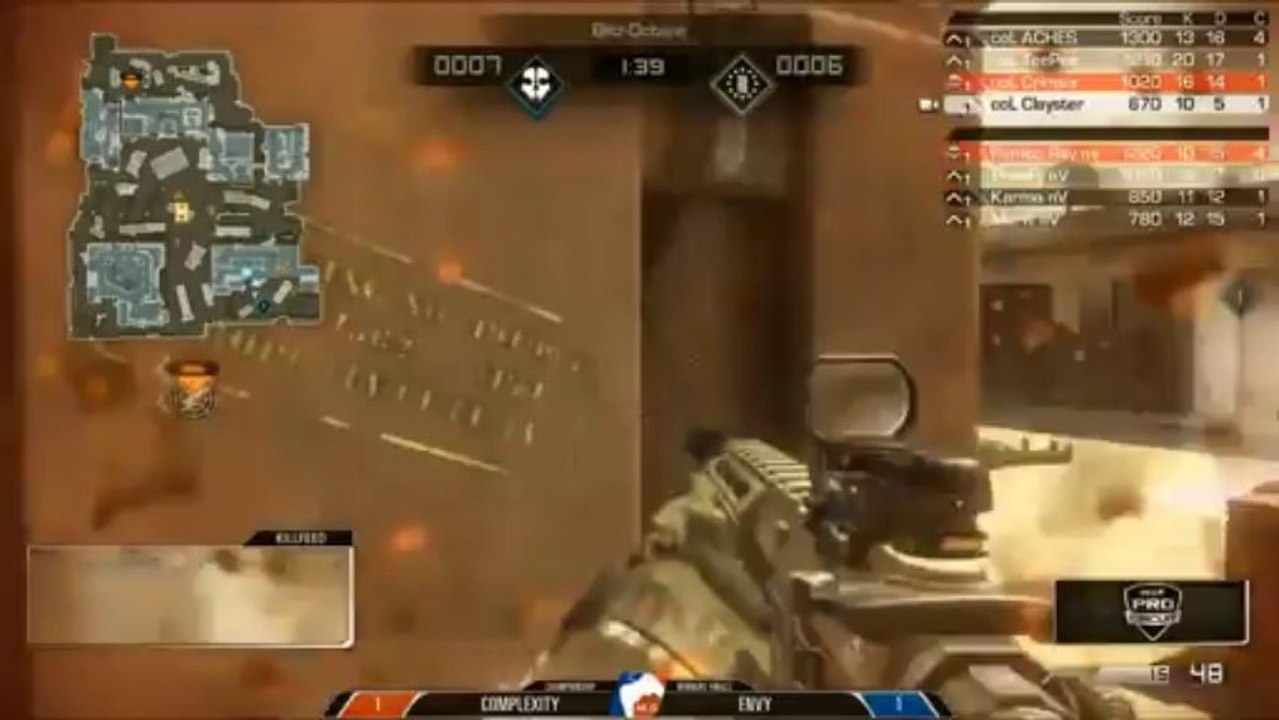 MLG Colombus - VOD - Call of Duty Ghosts - Complexity vs EnvyUs - Game 3