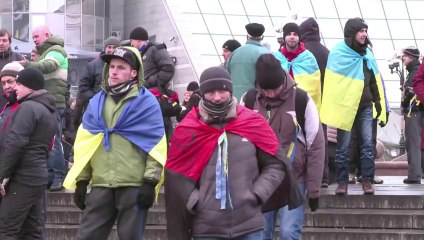 Fresh protests in Ukraine's Independence Square