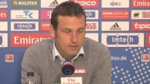 Weinzierl nach Sieg beim HSV: 