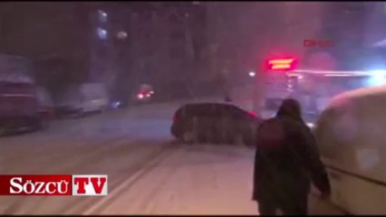 Ankara'yı kar bastı!