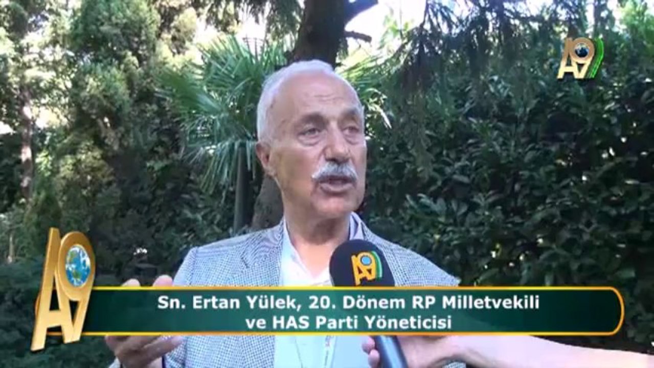 Sn. Ertan Yülek, 20. Dönem RP Milletvekili ve Has Parti Yöneticisi
