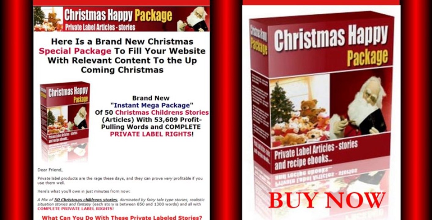 Christmas Happy Package with resell rights