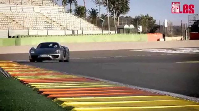Porsche 918 Spyder prueba en Circuito Ricardo Tormo Cheste