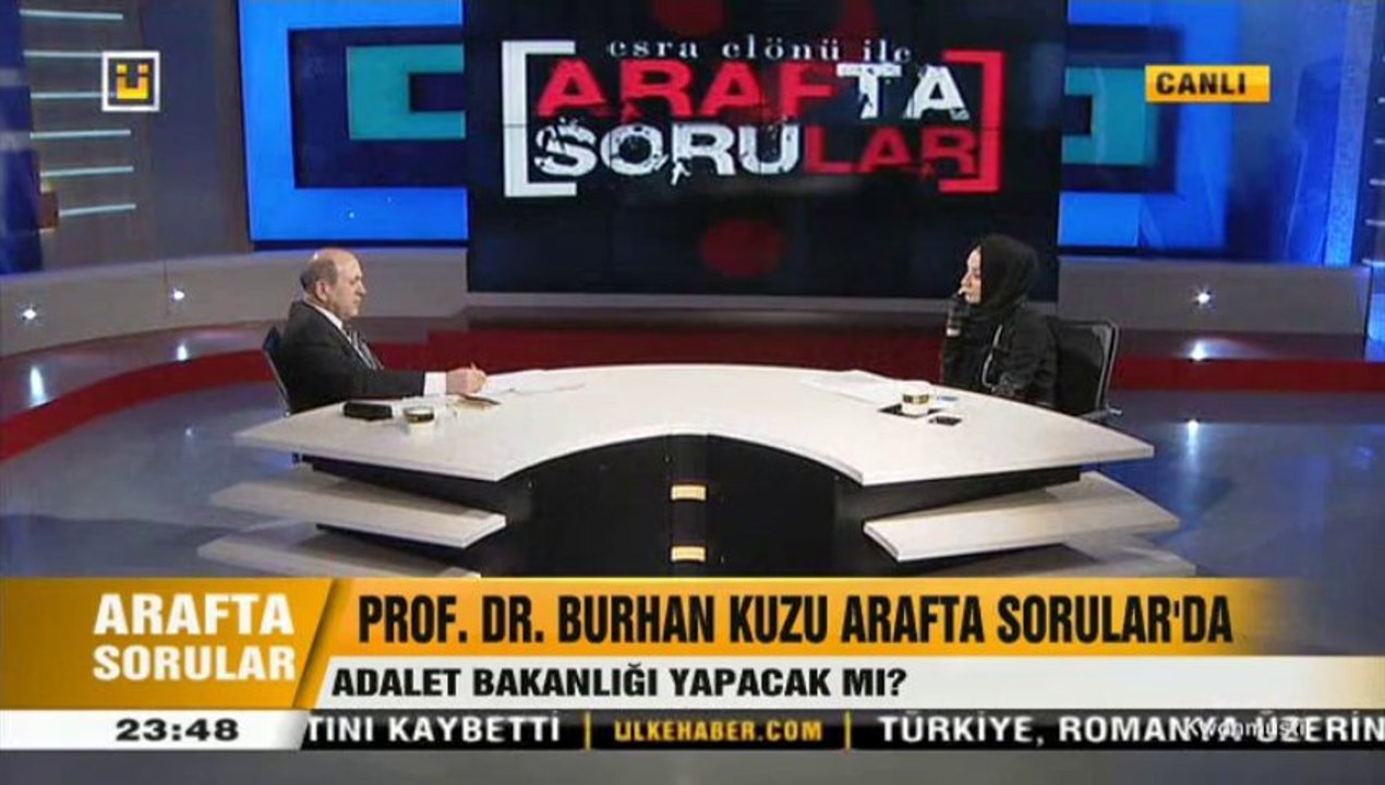 Burhan Kuzu ; Esra Elönü İle Arafta sorular Programı 07.11.2013-Bölüm-1